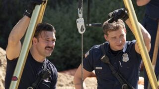 Buck and Eddie assist on a pipe rescue during 9-1-1 Season 8 Episode 6.