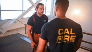 Jake tutors Bode on firefighting