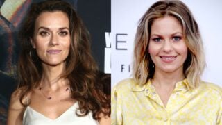 Candace Cameron Bure and Hilarie Burton Crop