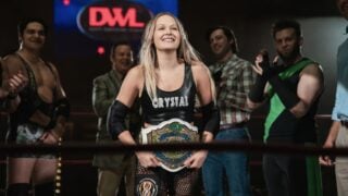 Crystal Wears the Belt - Heels