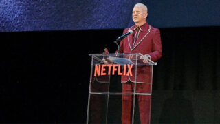 Ryan Murphy at the premiere of the second season of Monsters on Netflix.