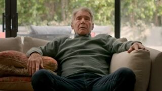 Harrison Ford Reclines on a Couch - Shrinking