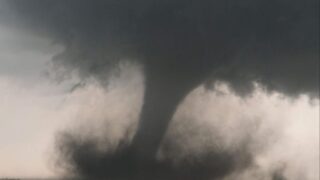 A twister touches down in the Midwest.