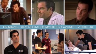 Collage of photos of Chicago Hope's Jeffrey Geiger and Chicago Med's Crockett Marcel