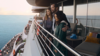 Victoria Bazúa, James Purefoy and Eva Longoria in 