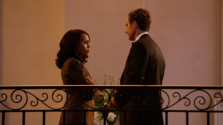 Olivia and Fitz face off during an episode of Scandal.